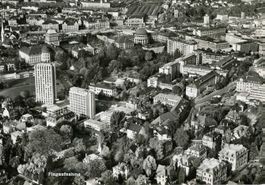 Zürich Flugaufnahme Kantonsspital 1972
