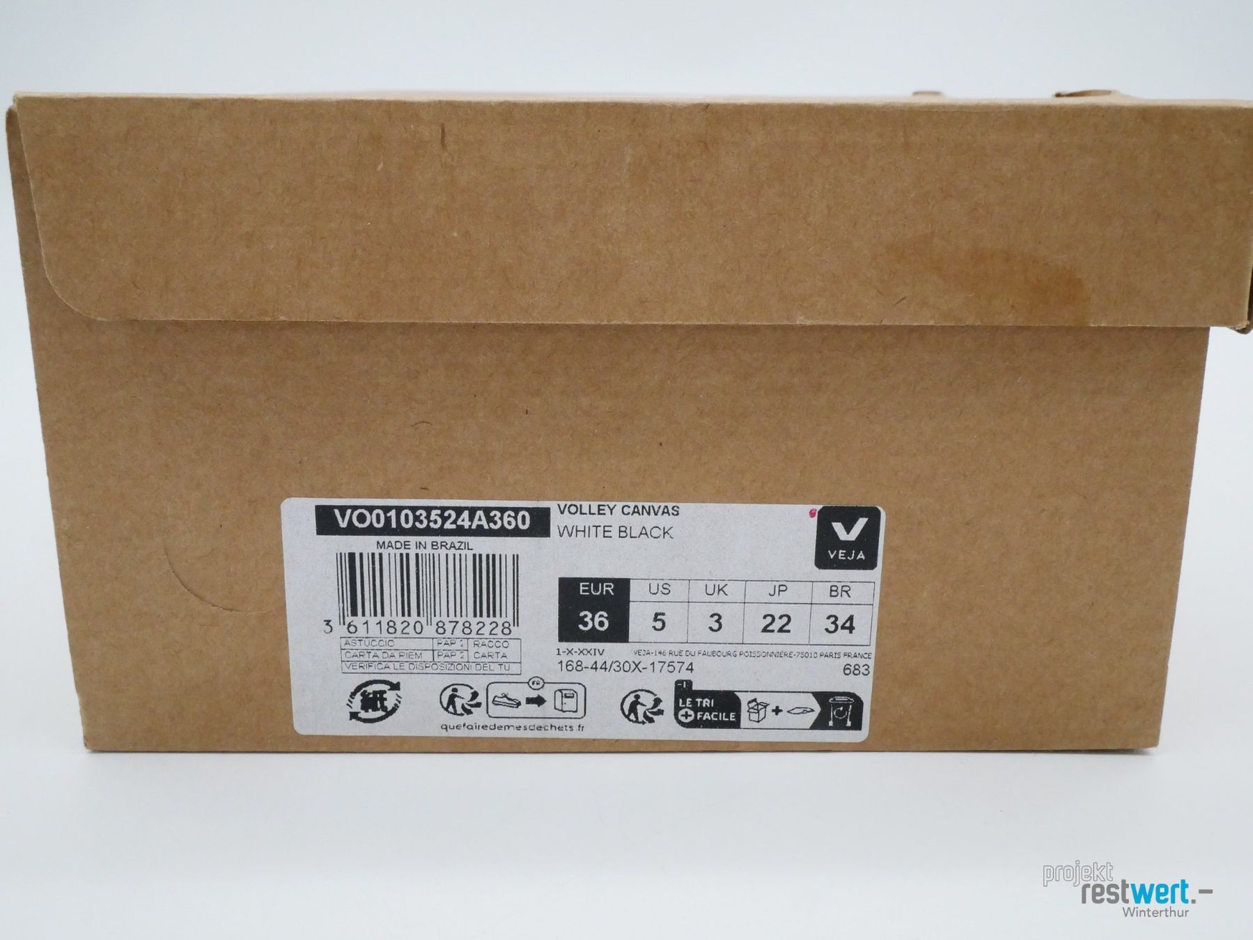 Veja Herrenschuhe: VEJA Volley Canvas-Sneaker, Gr. 36 – Neu (gemäss Beschreibung) aus Winterthur von Restwert_Winterthur 5