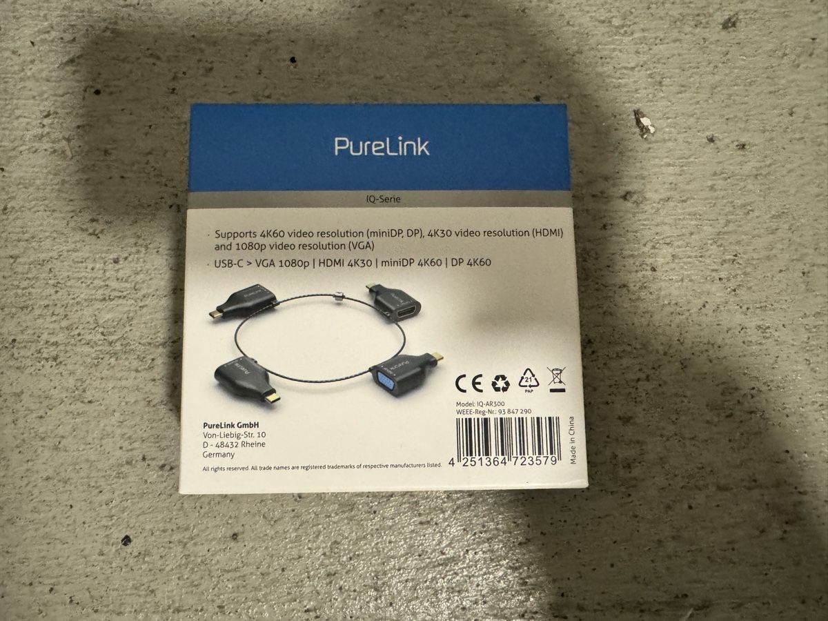 Unità & Adattatore: Adapterring IQ-AR300 USB-C – Nuovo e nell'imballaggio originale da Wettingen venduto da vikivi 1