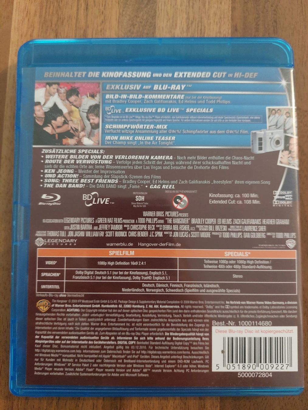 Tutti i DVDs: Blu Ray - Hangover – Usato da Rheinfelden venduto da Onyx74 1