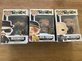 Breaking Bad Funko Pop Set, Heisenberg, Jesse, Mike