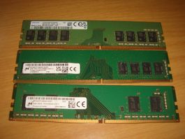 1 Stück 8gb ddr4 3200 für Computer. Getestet.
