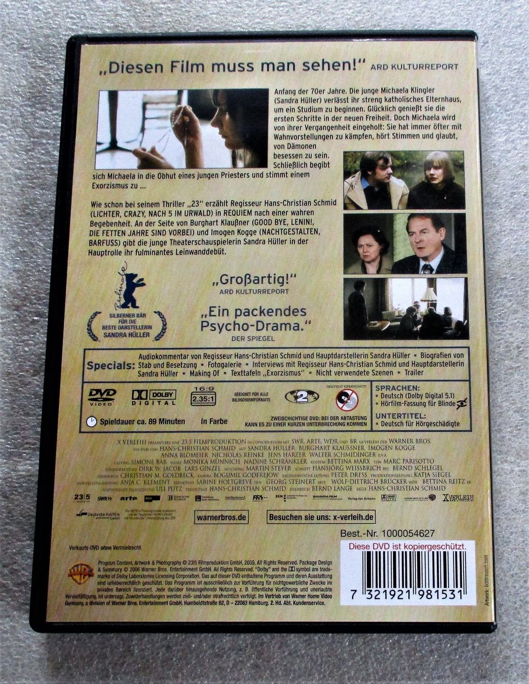 Spielfilme: REQUIEM - Sandra Hüller – Gebraucht aus Wattwil von  1