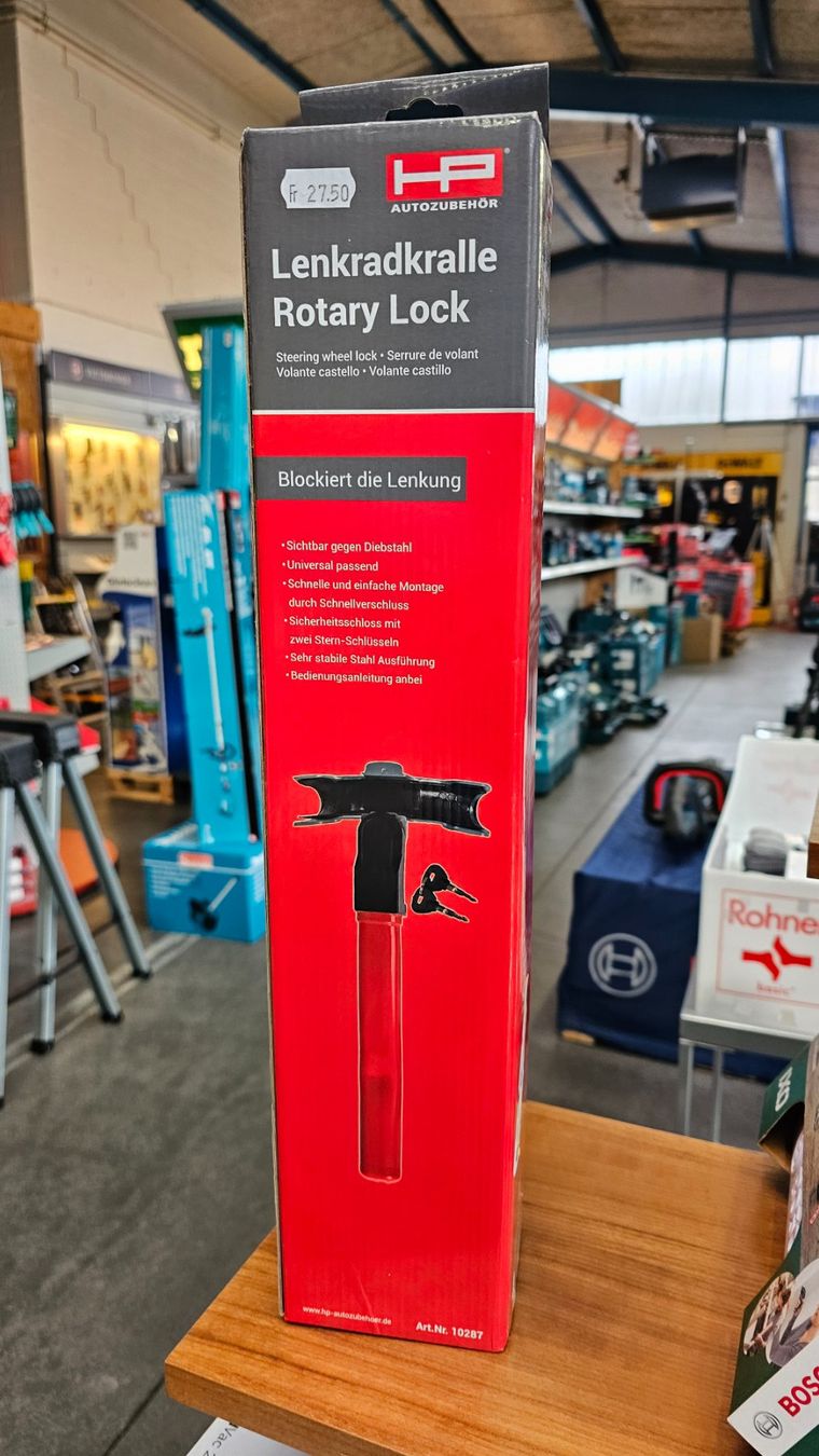 Tutti pezzi di ricambio auto: Lenkrad Absperrstange "Rotary Lock" ab Fr. 1.- – Nuovo e nell'imballaggio originale da Koppigen venduto da Bracher_Mail-House 5