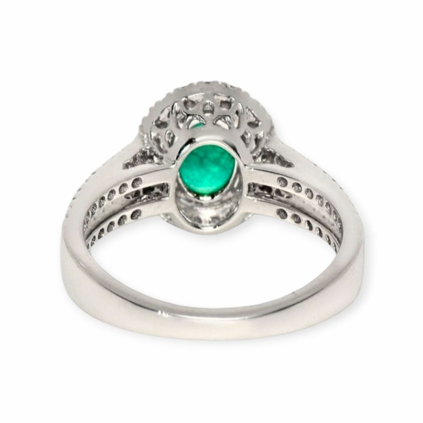 Anelli: Smaragd-Ring 14k Weissgold 1,30ct – Nuovo e nell'imballaggio originale da Illnau venduto da Juwelier_Mahler_GmbH 3