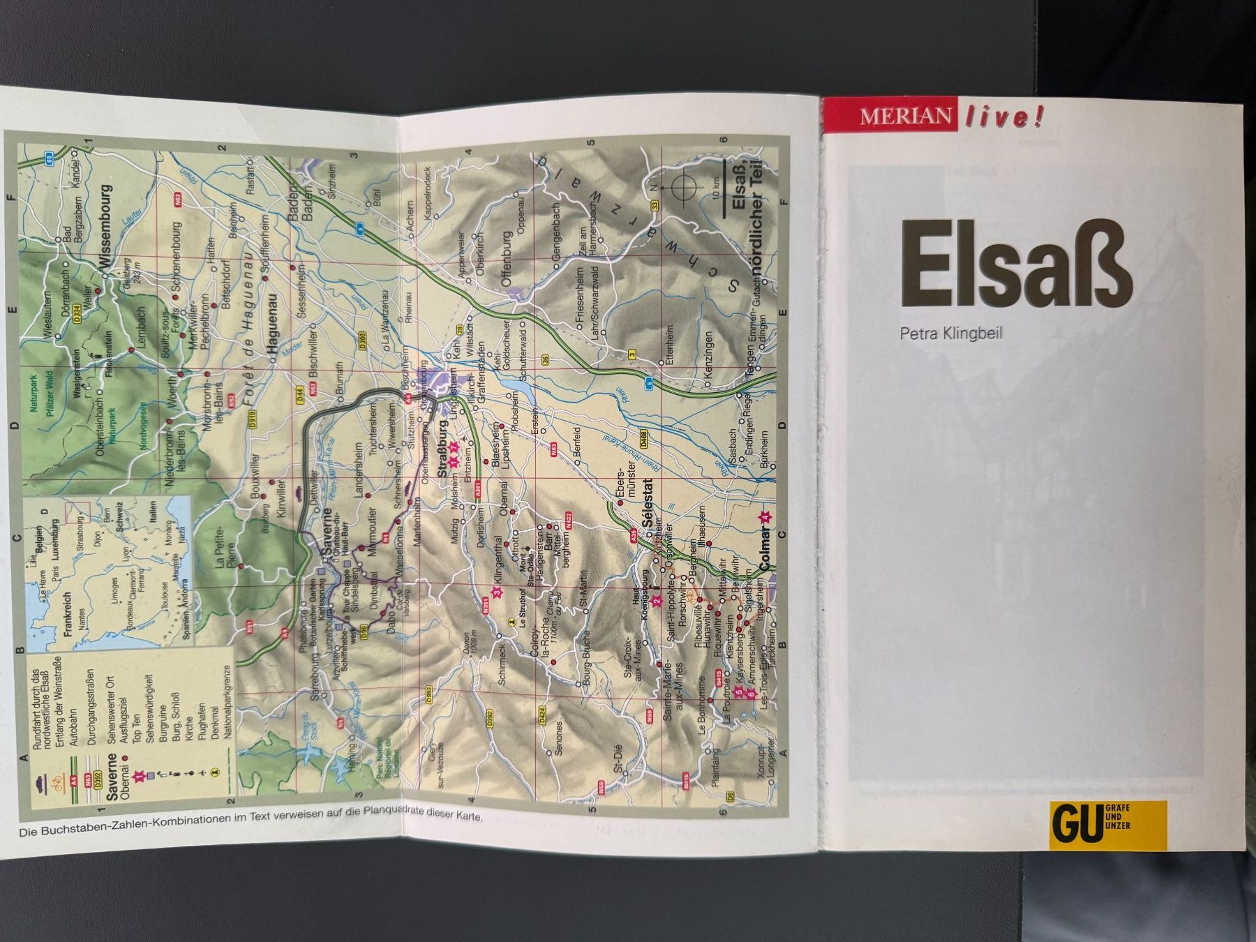 Libri: Reiseführer Elsass - Merian Live! – Usato da Rothenburg venduto da Patri00 1