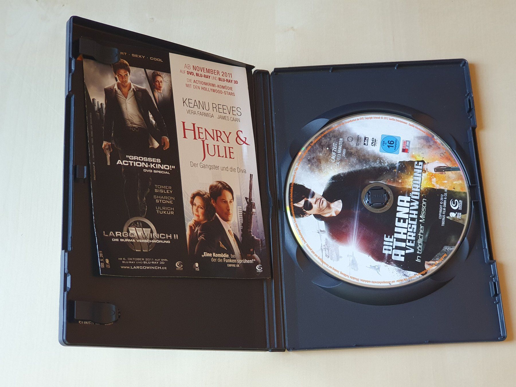 Tutti i DVDs: Die Athena Verschwörung – Usato da Stansstad venduto da collectorsshop 2