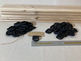 Tensionlock Schnallen 20 mm 40 Stück