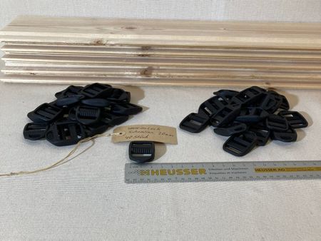 Tensionlock Schnallen 20 mm 40 Stück