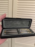 Parker 75 Set Kugelschreiber & Füllfederhalter, 925 Silber