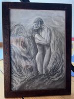 "Enclosure" Originalzeichnung (gerahmt)