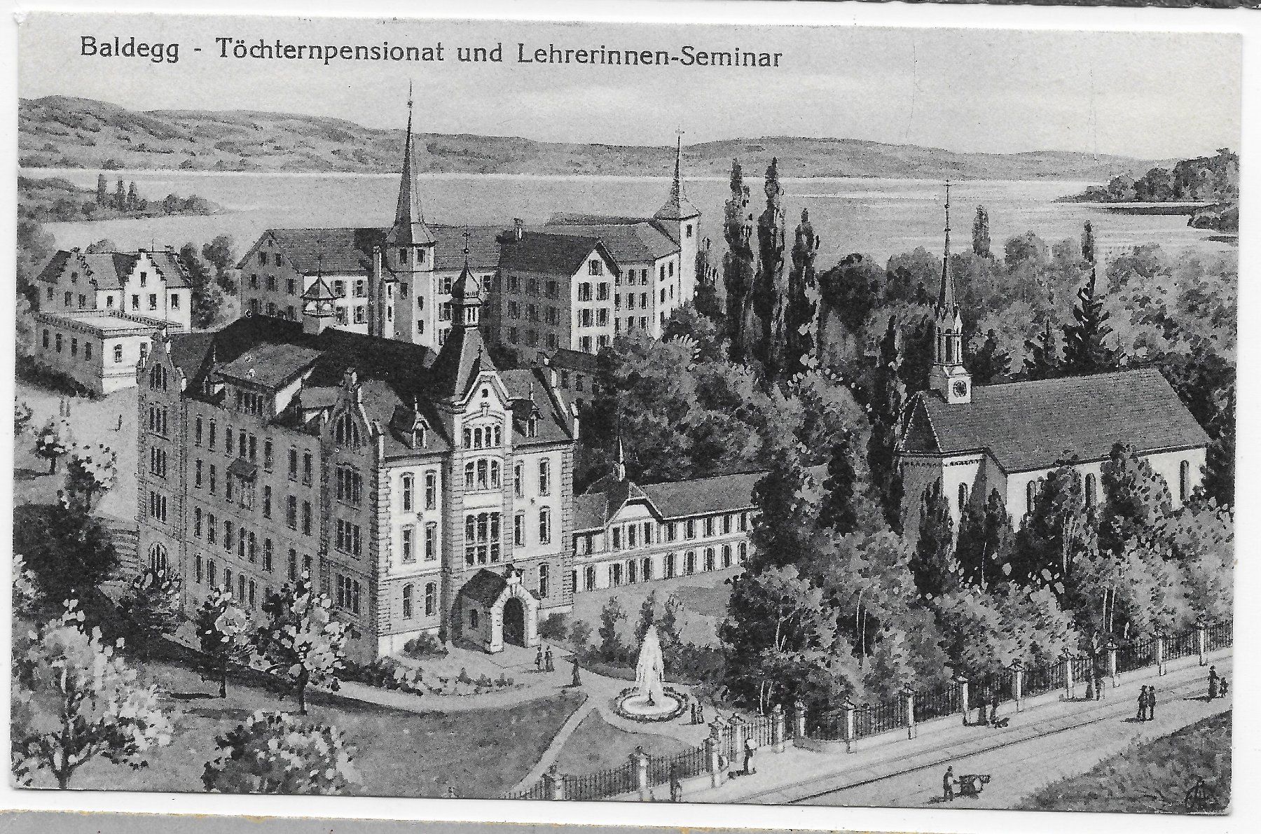 Cartes postales: Baldegg - Töchternpensionat & Lehrerinnen-Seminar – D'occasion à Hefenhofen par Richsalz