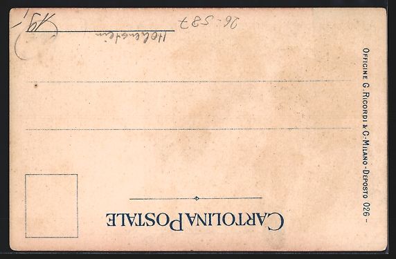 Cartoline postali: Adolfo Hohenstein: Verliebtes japanische – Usato da Berlin venduto da bartko-reher 1