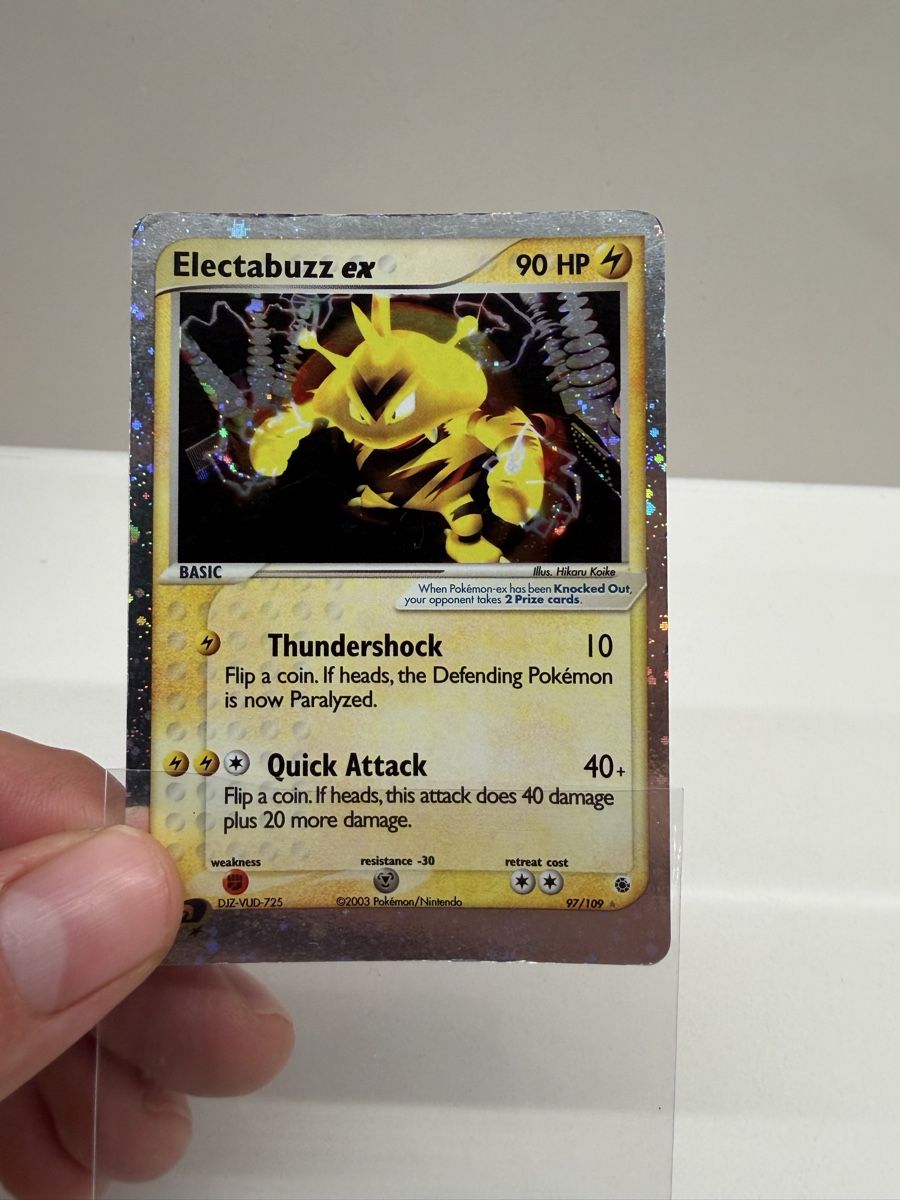 Pokémon Cartes à collectionner: Electabuzz ex Ultra Rare EX Ruby & Sapphire 2003 – D'occasion à Arlesheim par WungaBunga 2