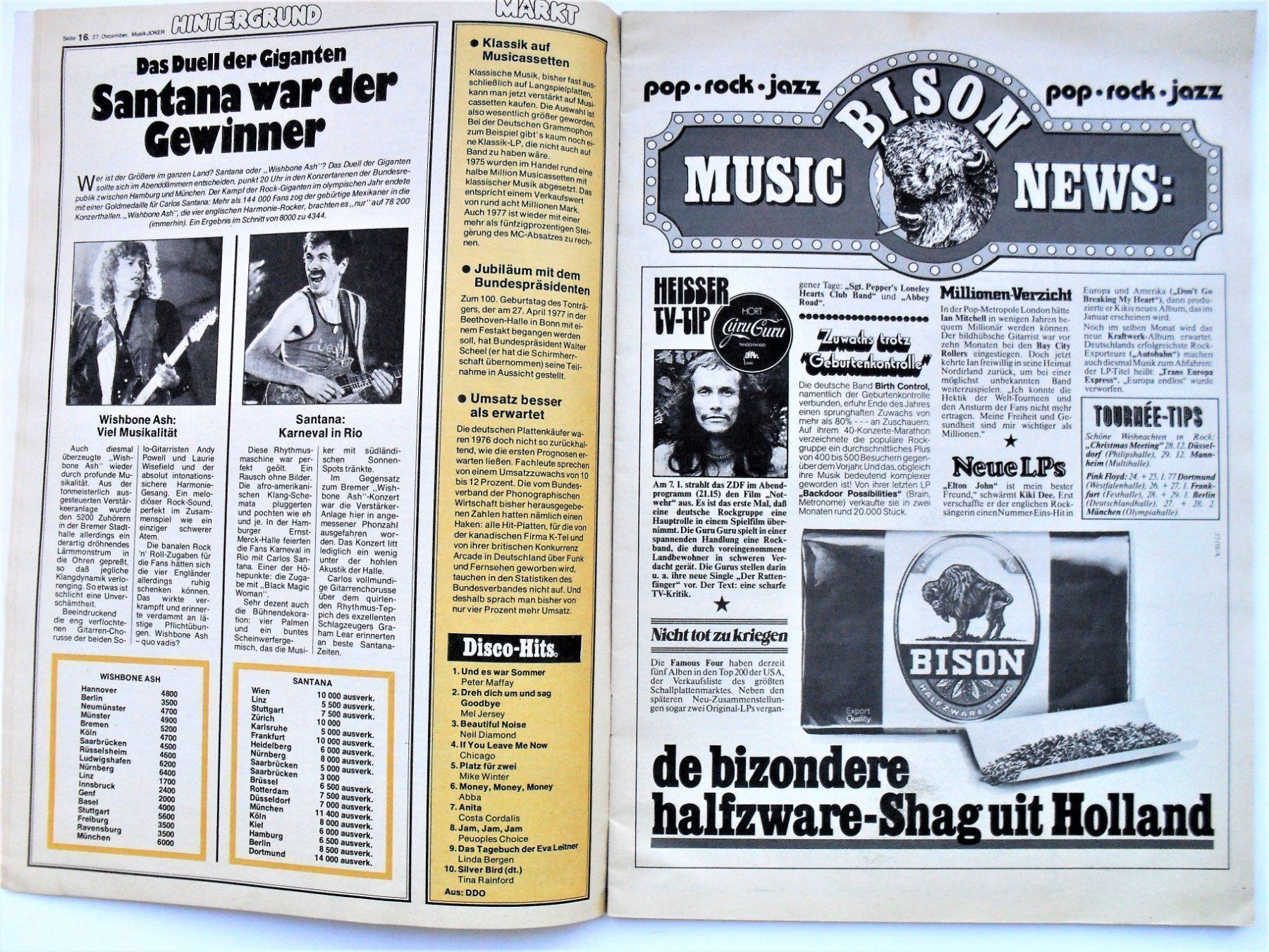 Zeitschriften & Magazine: MUSIK JOKER HEFT 1977 – Gebraucht aus Zürich von erfreut01 5
