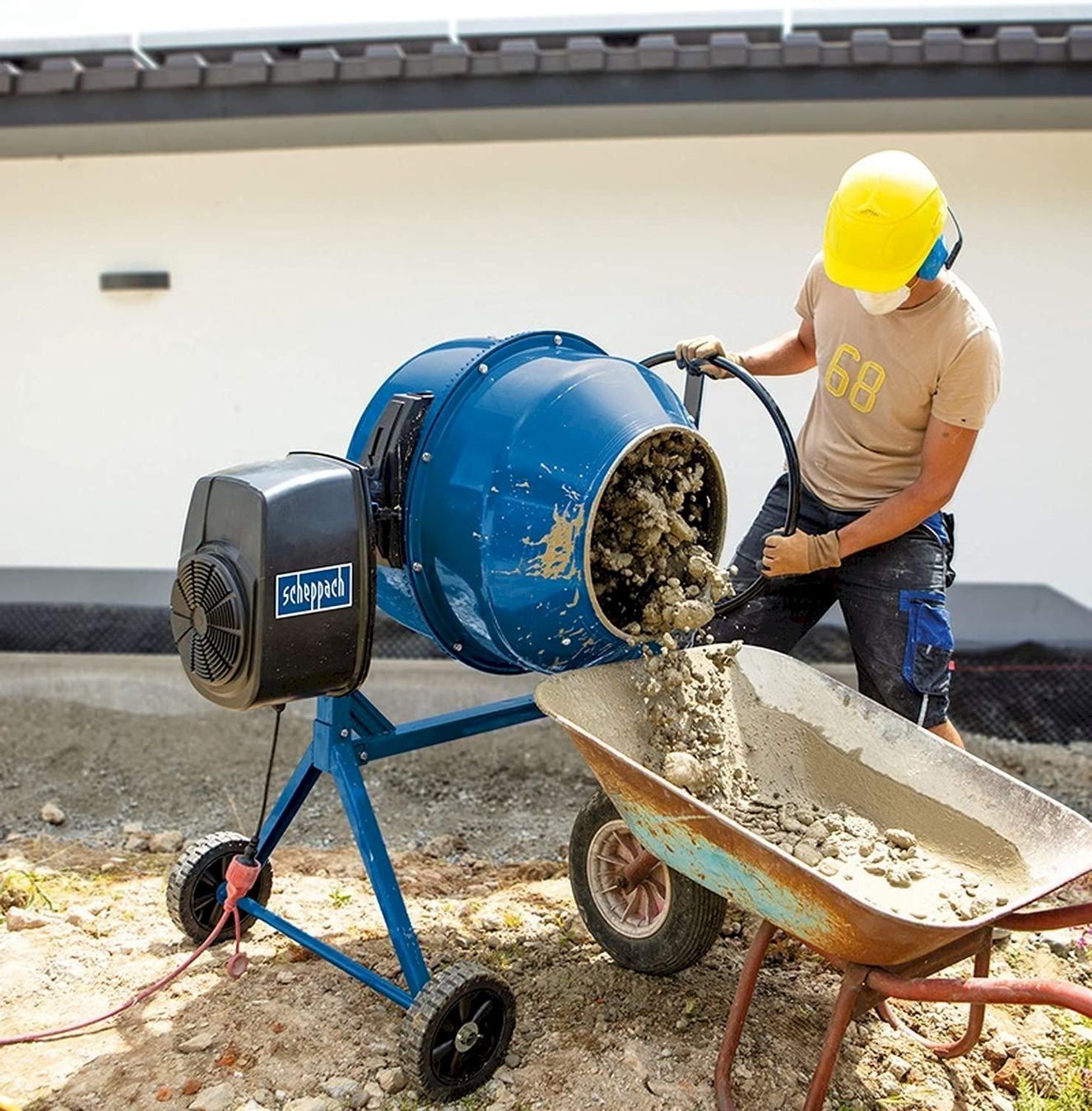 Bauwerkzeuge: Scheppach MIX180 Betonmischer 180L 800W – Neu und originalverpackt aus Bottighofen von zaap 2
