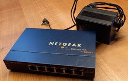NETGEAR  EN106TP – 6 Port 10 BASE-T Netzwerk-Hub  Ethernet