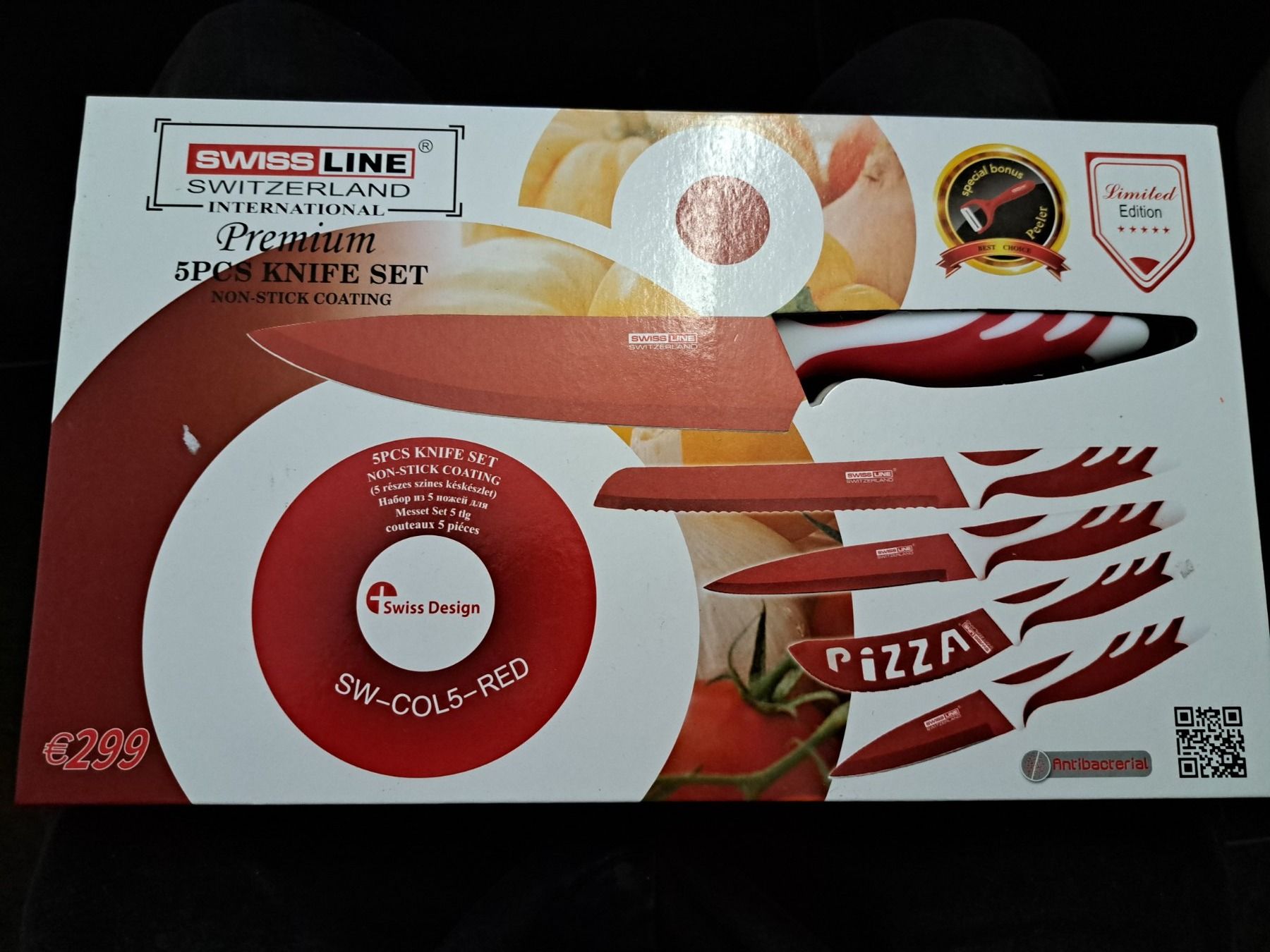 Coltelli: Swiss Line Messerset Limitet Edition Rot – Nuovo (secondo la descrizione) da Reiden venduto da Shop-Sale