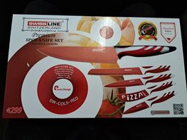 Swiss Line Messerset Limitet Edition Rot
