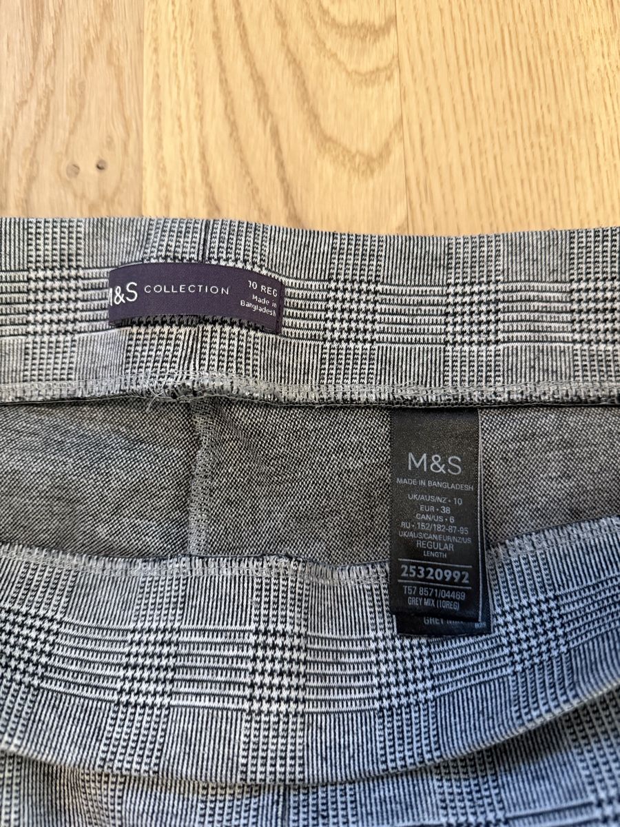 Pantaloni: Hose, Top Zustand, Gr. 38, Karo Muster – Usato da Schaan venduto da bar_pp72 2