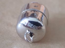 Silber 925 Magnet Schließe 19x9mm Endteil Schmuck Kette