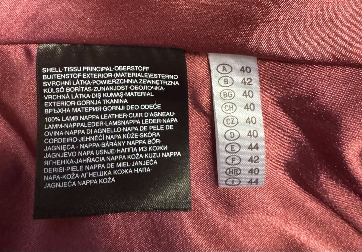 Jacken: Lederjacke Gr. 40 bordeaux – Gebraucht aus Zürich von Phreni1 1