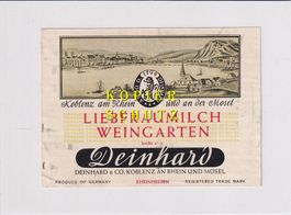 Etikette - Liebfraumilch Weingarten /bd