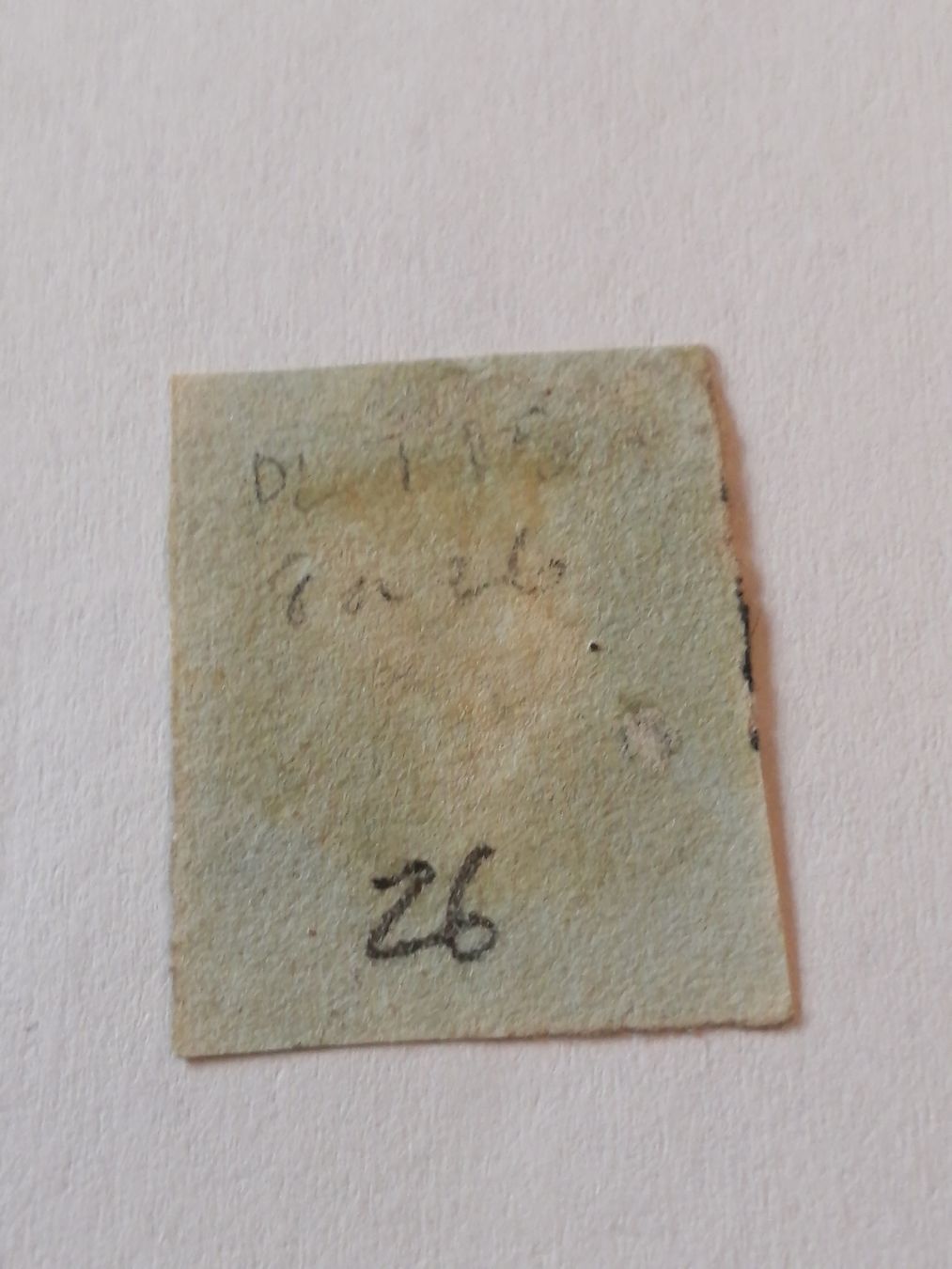 Alle Briefmarken: One Penny Red 1841, Platte 26 – Gebraucht aus Happerswil von tschergi 1