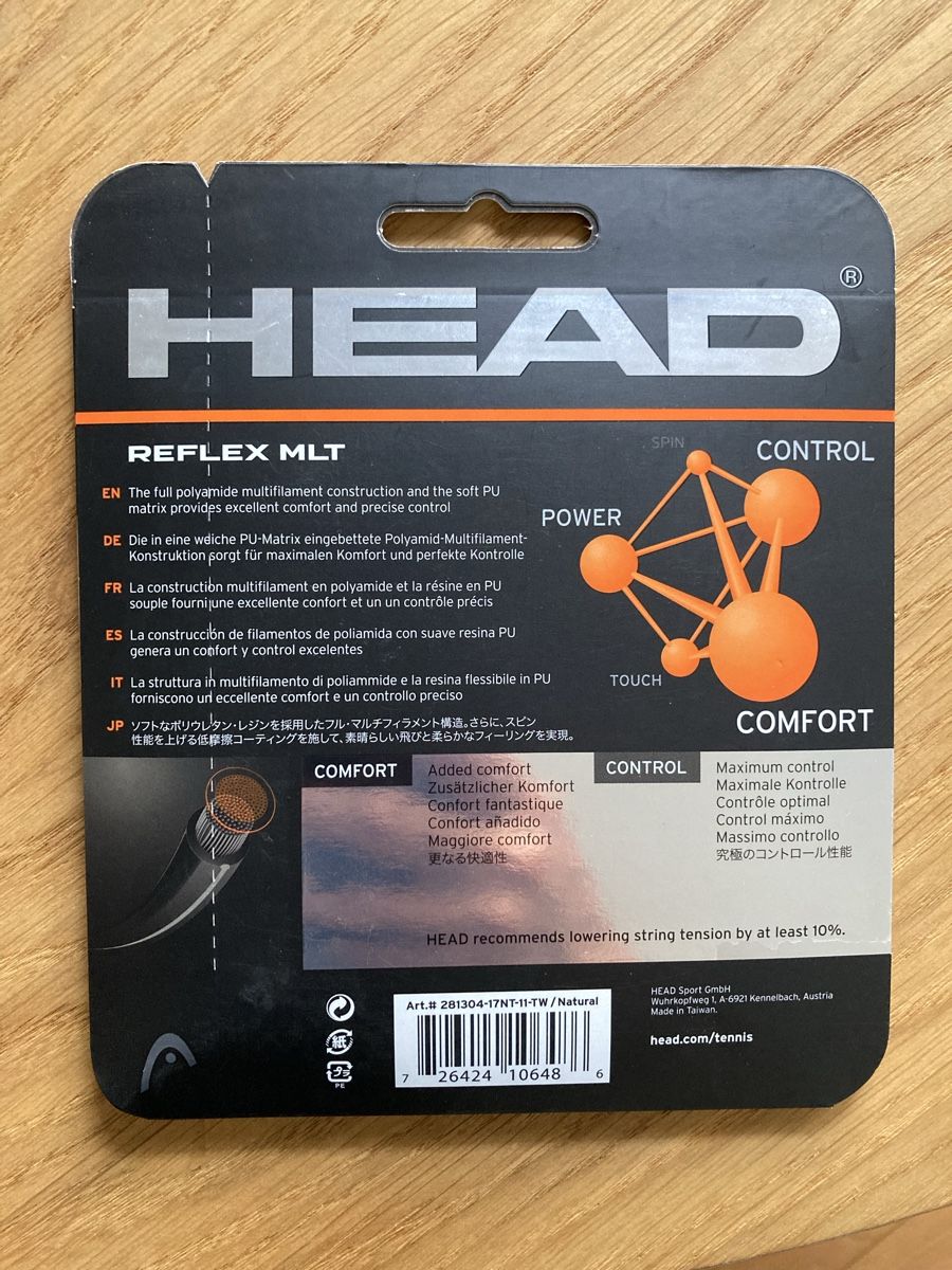 Racchette: Head Reflex MLT String – Nuovo e nell'imballaggio originale da Zürich venduto da Mr.Panenka 1