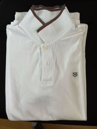 2x Jack & Jones Herren Poloshirt Weiss Grösse L