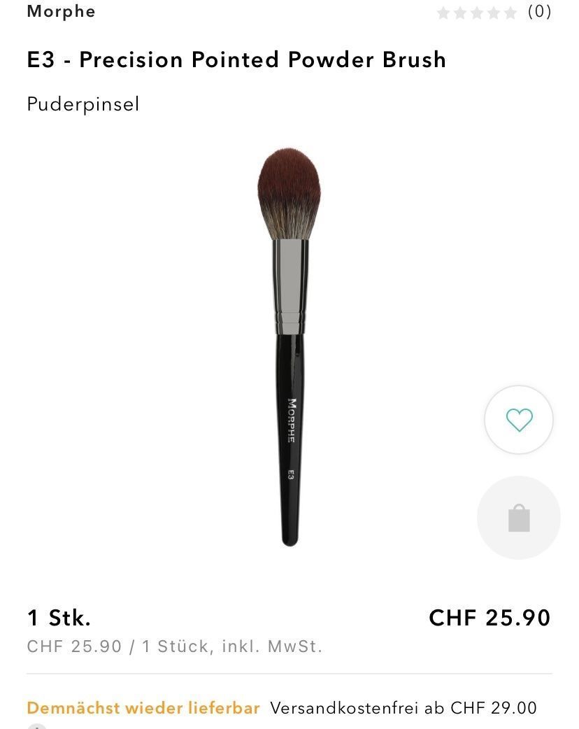 Cura del viso: MORPHE PRECISION POINTED BRUSH, NEU,Ladenpreis CHF 25.90 – Nuovo e nell'imballaggio originale da Zürich venduto da deruja 6