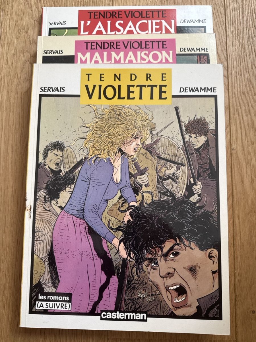 Fumetti: Tendre violette les 3 tomes  – Usato da Corcelles NE venduto da str_d96m