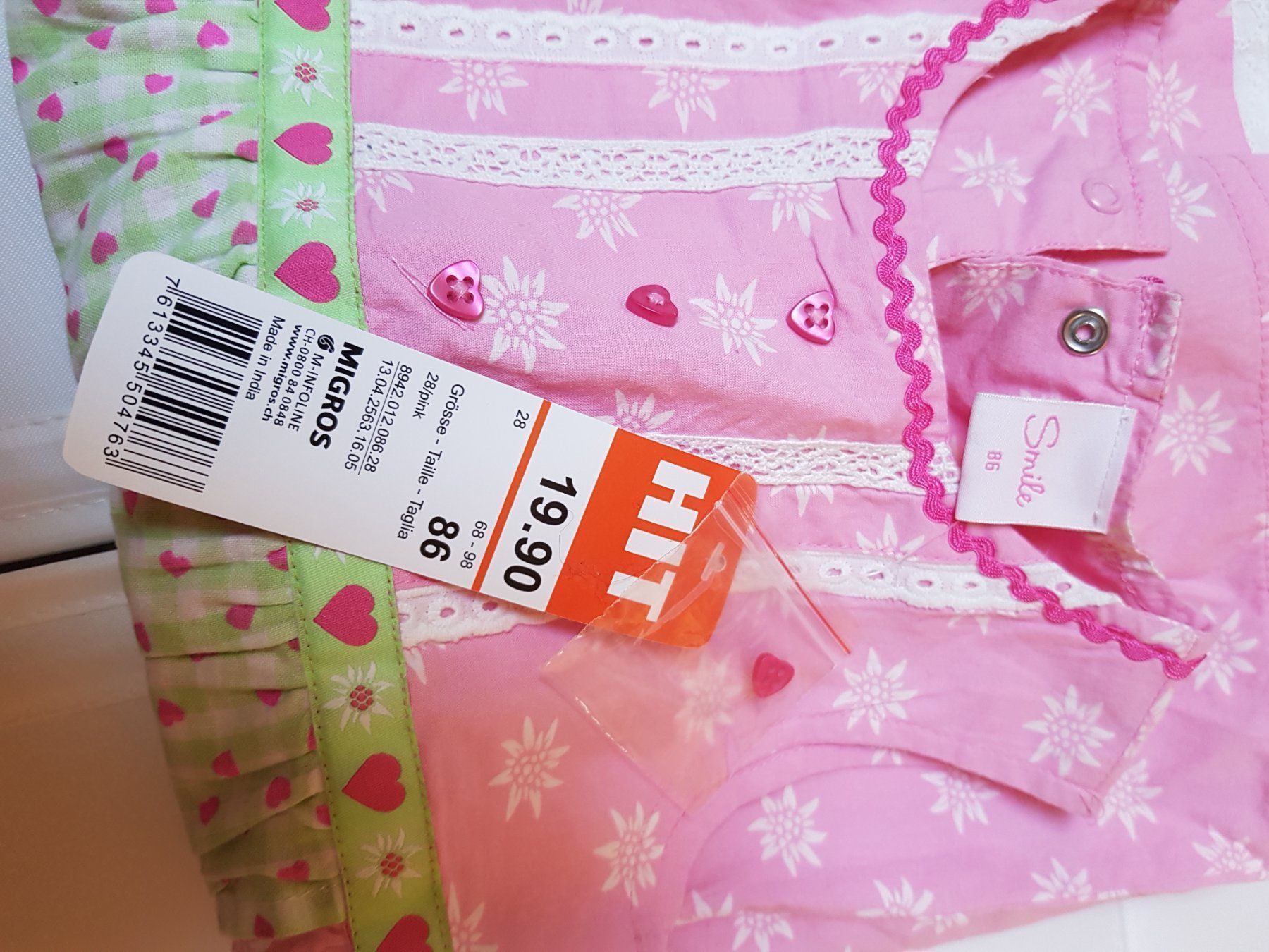Vestiti & Gonne: Kleid für das Kleines Mädchen – Nuovo e nell'imballaggio originale da Zweisimmen venduto da Adorable 1