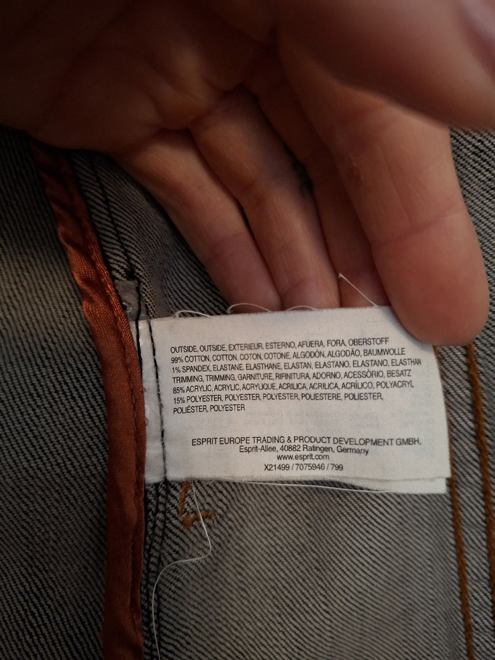 Esprit Giacche: Esprit Jeans Jacke, Top Zustand – Nuovo (secondo la descrizione) da Horgen venduto da Laala5151 3