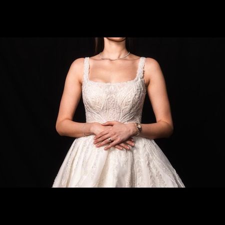 NEU: Handgenähtes Hochzeitskleid Gr. 36-38 NP: 3500.-