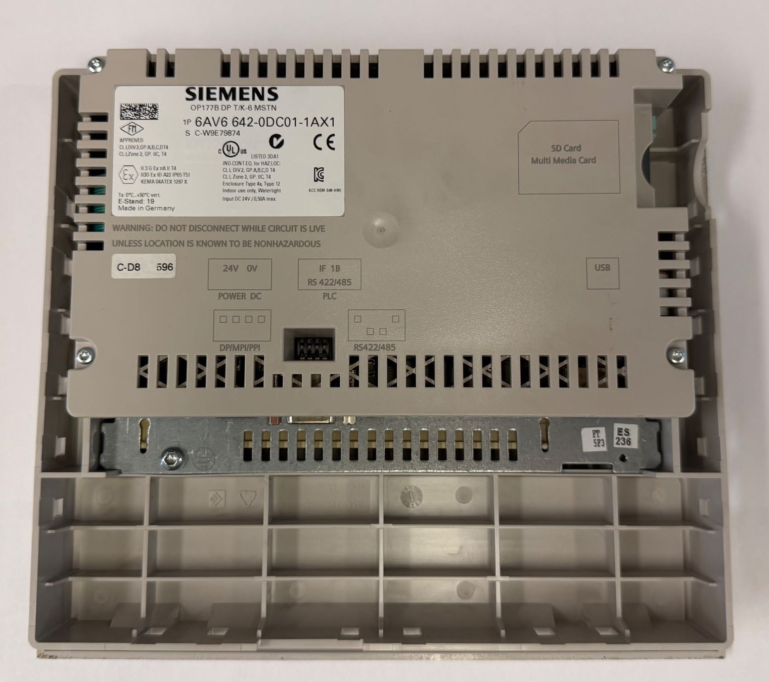 Siemens Steuerung: Siemens OP177B DP 6AV6 642-0DC01-1AX1 Simatic Panel – Gebraucht aus Dintikon von Baddaru 1