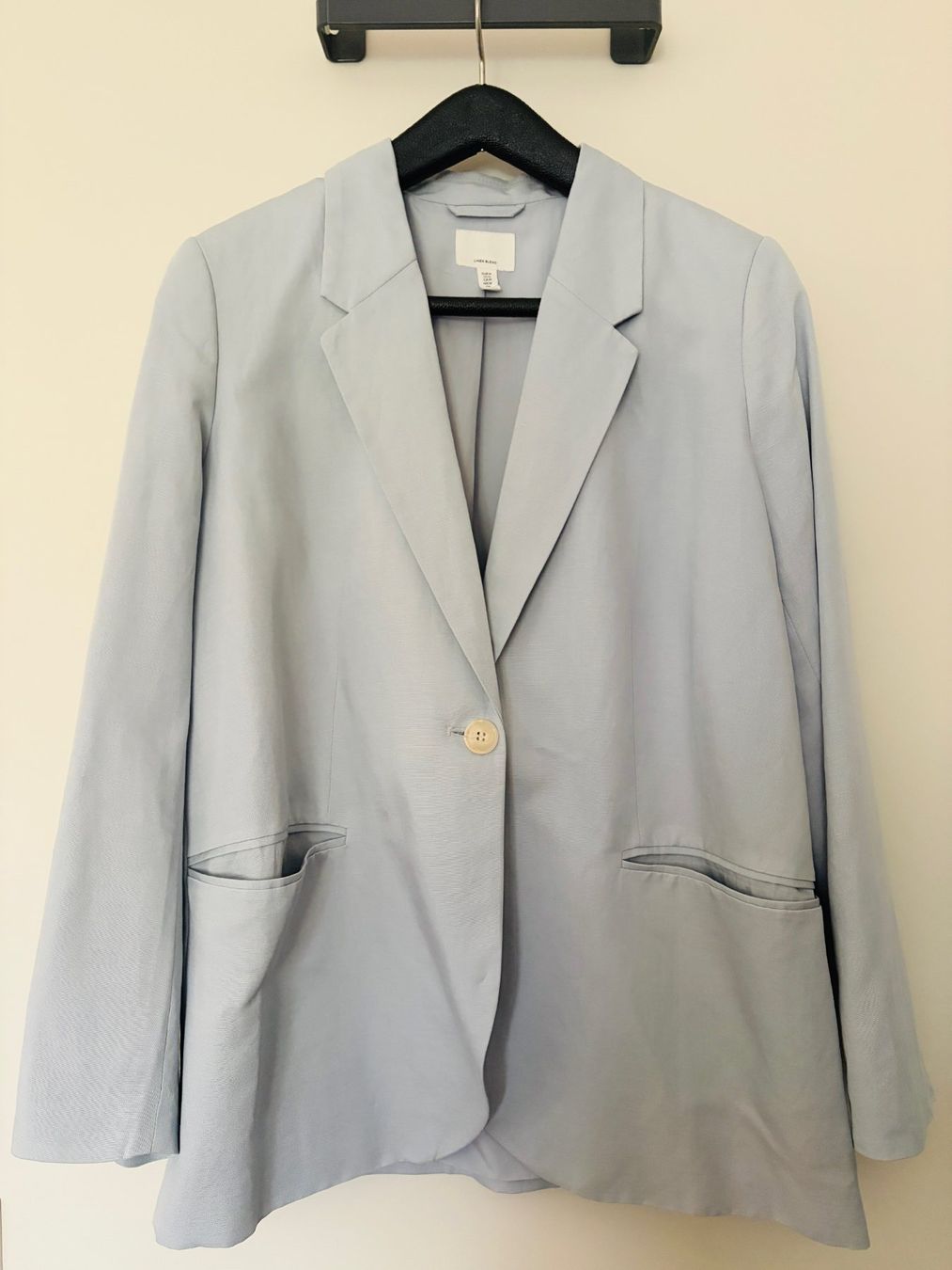 H&M Giacche: Blazer, Leinengemisch, hellblau – Usato da Urdorf venduto da Kandis02