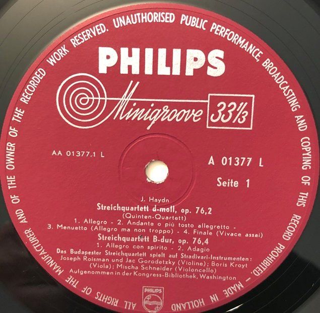 Dischi in vinile: Haydn - Streichquartette (LP) – Usato da Grüningen venduto da azulamarillo_vinyl 2