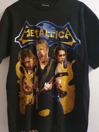 Metallica T-Shirt schwarz mit Bandprint Grösse XL