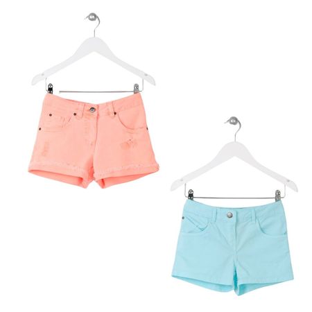Lot 2 shorts été fille 12 ans LOSAN – neufs avec étiquettes