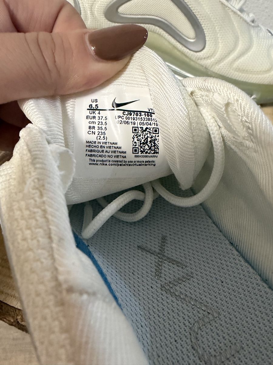 Nike Scarpe da uomo: Nike Air Max 720 Weiss/Grau Gr. 37.5 – Usato da Hägglingen venduto da Raff_Ella 6