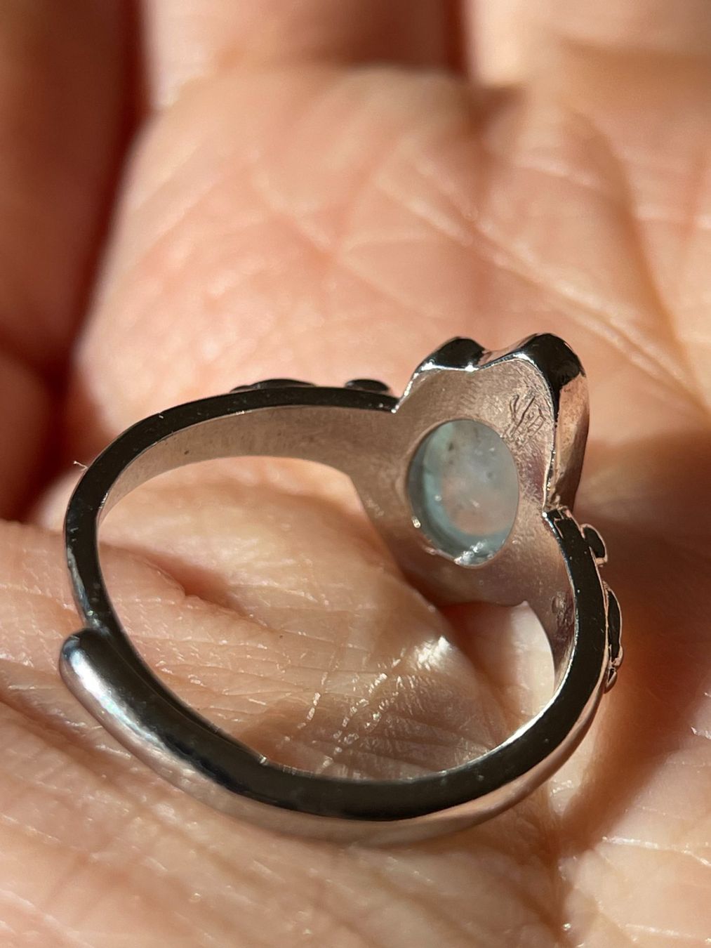 Bagues: 100 % echte rAquamarin-Ring – Edelsteinring – Neuf avec emballage d'origine à Schiers par sisikristall 5