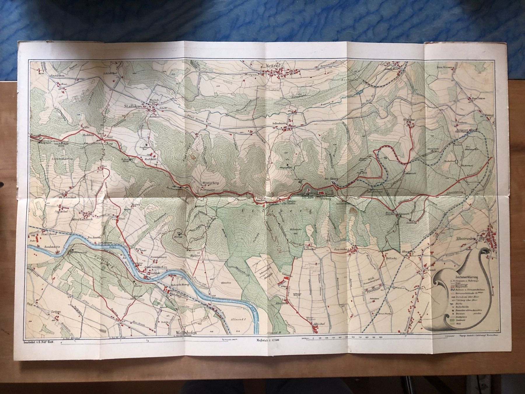 Cartine & Atlanti: Karte vom Üetliberg 1905 – Usato da Zürich venduto da allp 1