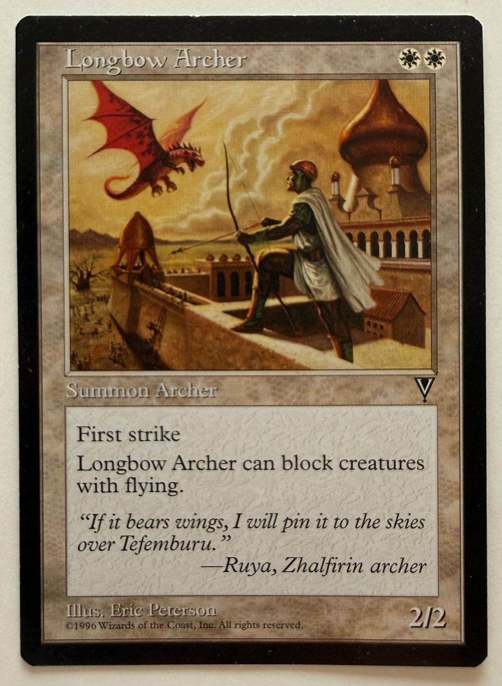 Cartoline: MTG - Longbow Archer – Usato da Zürich venduto da T_H_O_M_A_S