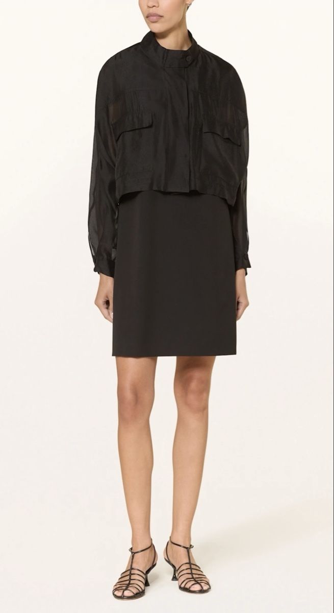 Luisa Cerano Blusen: Luisa Cerano Overshirt Bluse black Gr 38 neu – Neu (gemäss Beschreibung) aus Hindelbank von Surlie