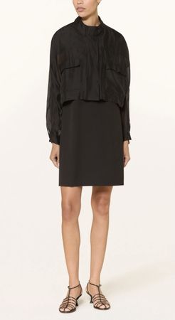 Luisa Cerano Overshirt Bluse black Gr 38 neu