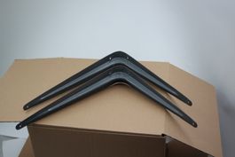 2x Tablar Winkel 300 x 250 Grau lackiert