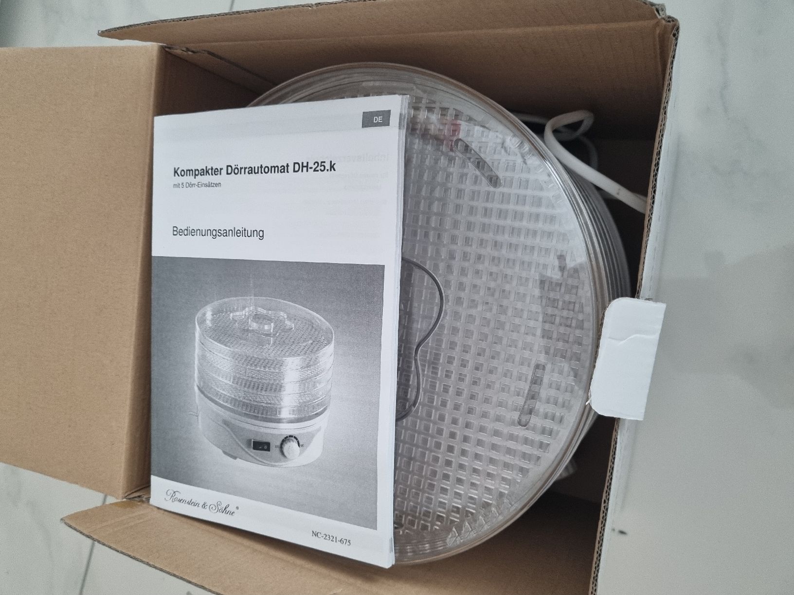 Küchengeräte: Deshydrateur alimentaire compact – Neu und originalverpackt aus Courrendlin von Audechetnuss 1