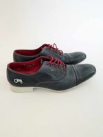 Motor of Norway Herrenschuhe Gr.42 Blaue Schnürschuhe Leder