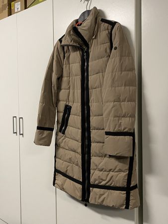 Warmer Daunenmantel der Marke 7SEASONS, beige, Größe 40